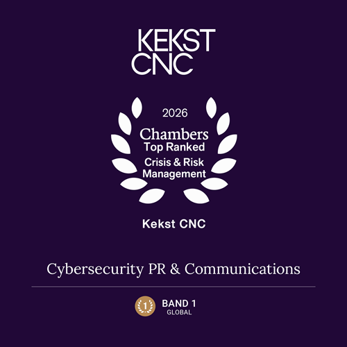 Chambers Band 1 Ranking - Cybersecurity PR & Communications